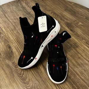 SoulsFeng NWT Black High-Top Sneakers with Colorful Accents Size 12